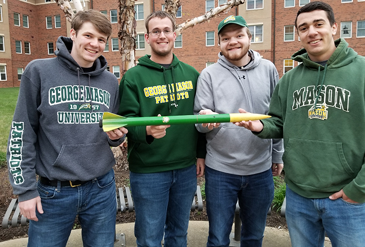 Mason's Rocketry Club wins event at competition.